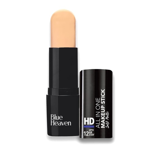 Blue Heaven HD All In One Makeup Stick, Silk Matte - 101, Vanilla-Very Fair, 10g - Picture 2 of 5
