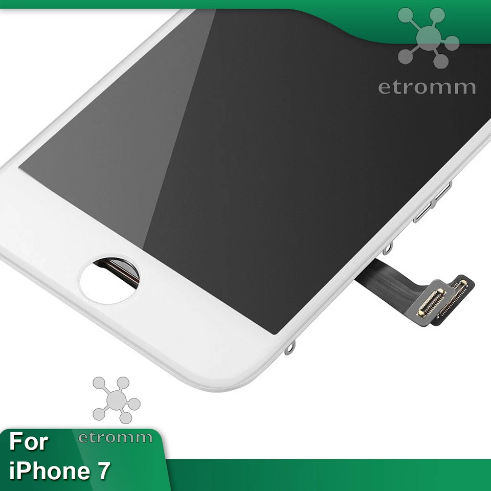 White iPhone 7 LCD Display Touch Screen Digitizer Frame Replacement A1660 A1778 - Image 4 of 4