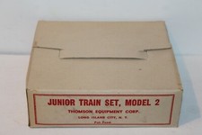 THOMPSON EQUIP. Co. 1940'S or 50'S NOS JUNIOR TRAIN SET 2 with BOX