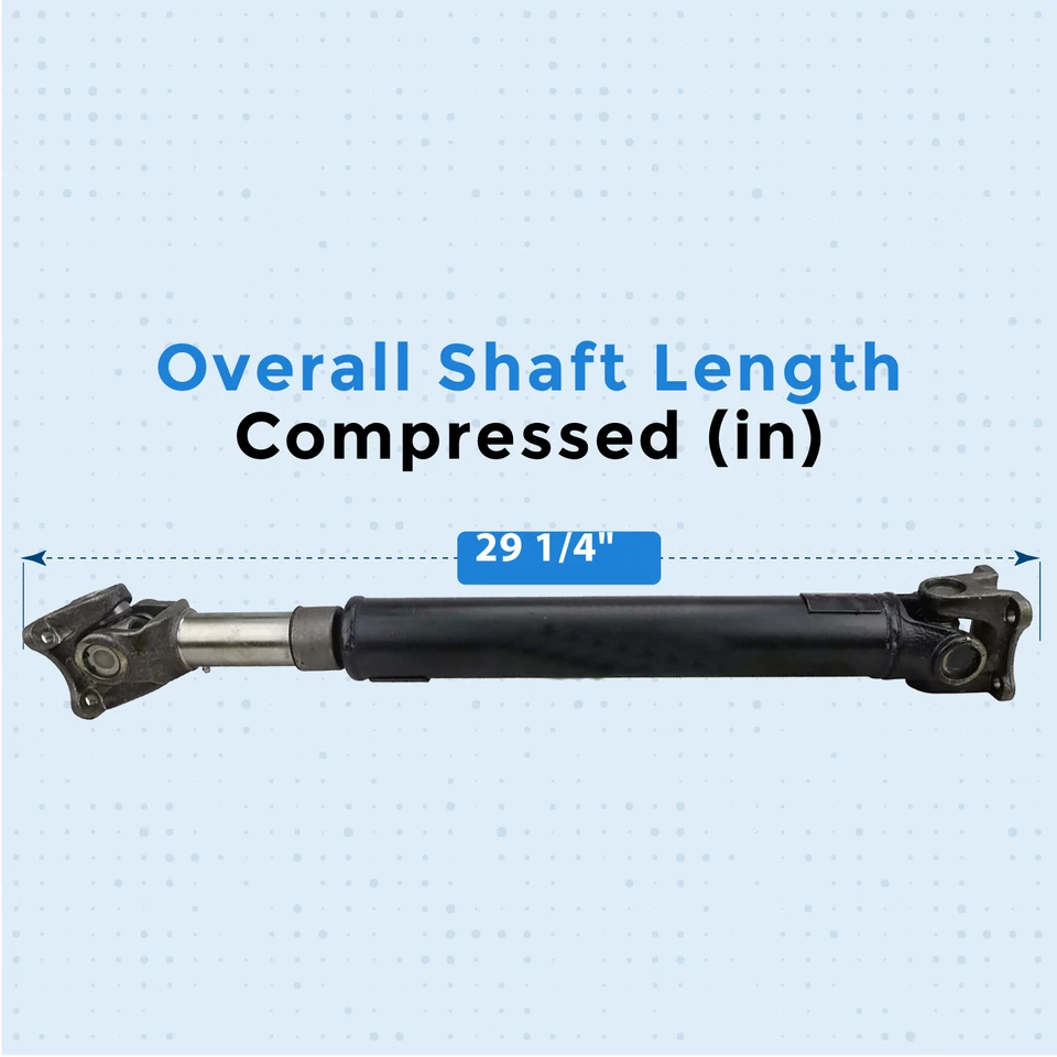 29 1/4" Front Prop Drive Shaft for 4WD 2000 01 2002 2003 2004 Nissan Pathfinder - Image 2 of 4