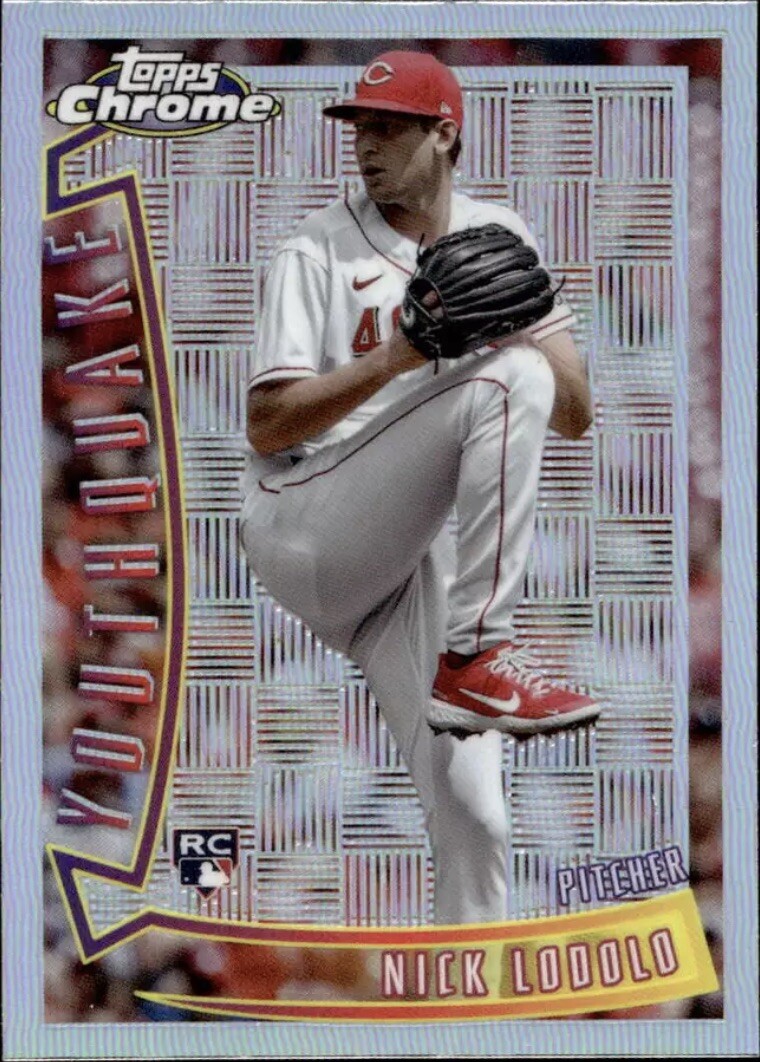 2022 Topps Chrome Sonic Nick Lodolo Youthquake RC #YQ-19