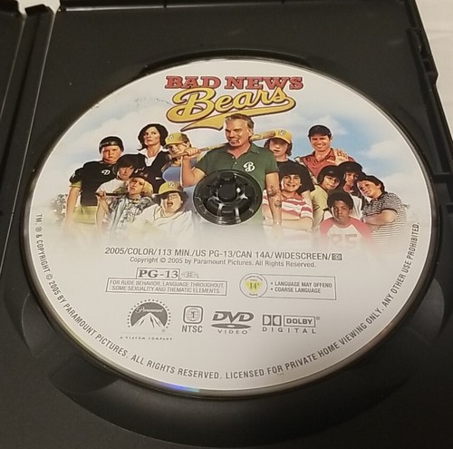 Bad News Bears DVD (Canadian BILINGUAL) - Picture 2 of 3