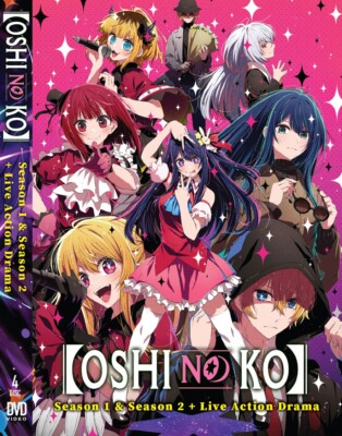 DVD ANIME OSHI NO KO SEA 1-2 VOL.1-24 END REG ALL ENGLISH VER +LIVE ACTION DRAMA