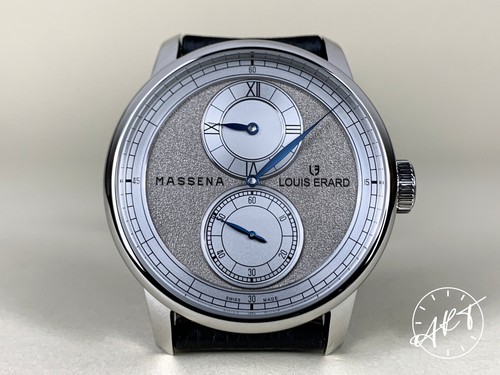 *Rare* NEW Louis Erard x Massena LAB Silver Le Régulateur Ltd Ed Watch w/ B&P