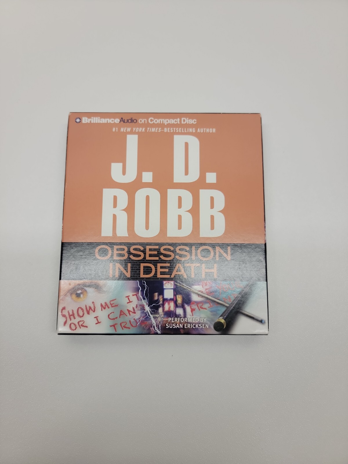 In Death Ser. Obsession in Death by J. D. Robb (2015, Compact Disc, Abridged... 9781480593053
