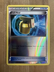 Pokemon TCG Full Heal 95/114 Reverse Holo Black & White Base Set DMG