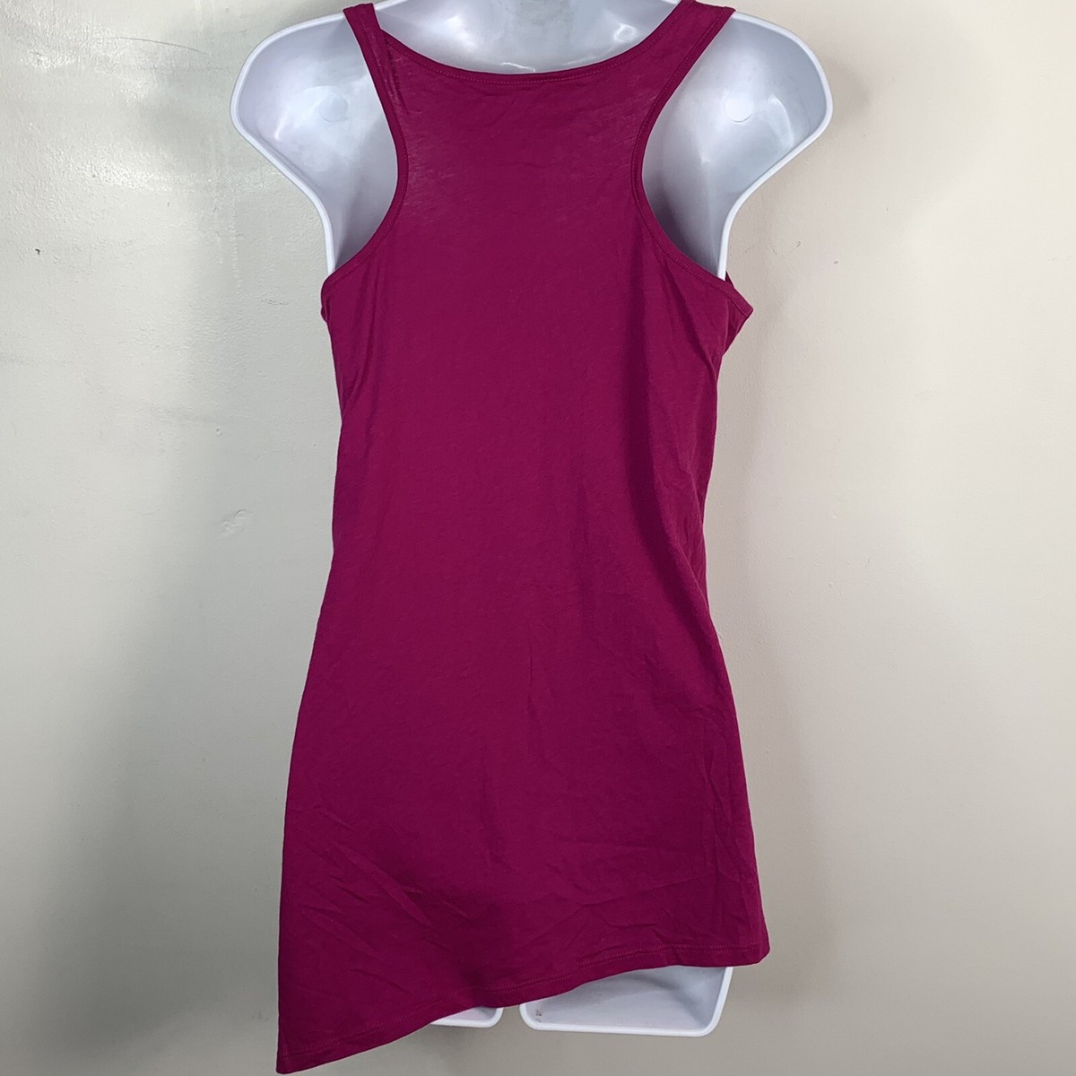 New York & Company Womens Top Sz XS Magenta Sleeveless