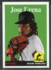 2019 Topps Archives Baseball - #32 - Jose Urena - Miami Marlins