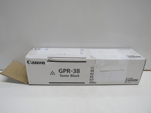 GENUINE CANON GPR-38 (3766B003) BLACK TONER