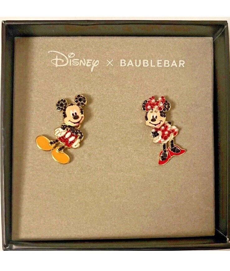 【注目コラボ】BaubleBar x Disney Mickeyとその仲間 ピアス Disney x BAUBLEBAR Earrings *YOU CHOOSE* Mickey Mouse
