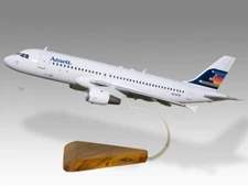 Airbus A320 Ansett Version 2 Desk Wood Airplane New Model Small Scale 1/130