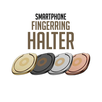 Handy Ring Halter 360° Fingering Halter drehbare Smartphone Fingerhalterung