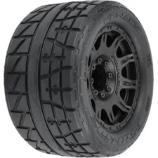 Pro-Line 1/8 Menace HP F/R 3.8 MT Mounted 17mm Black Raid 2 PRO1020610