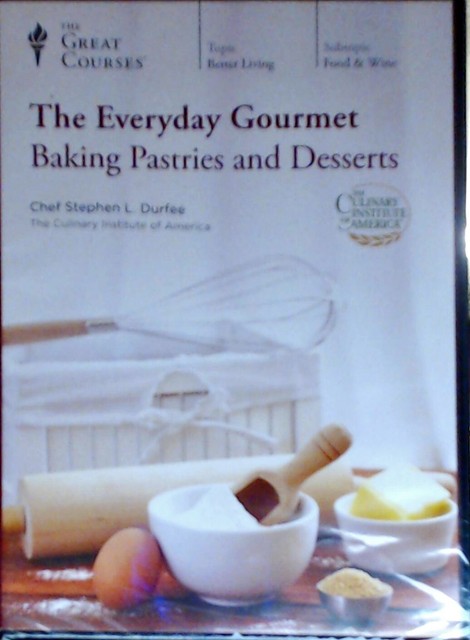 DVD Book Great Courses Everyday Gourmet Baking Pastries ...