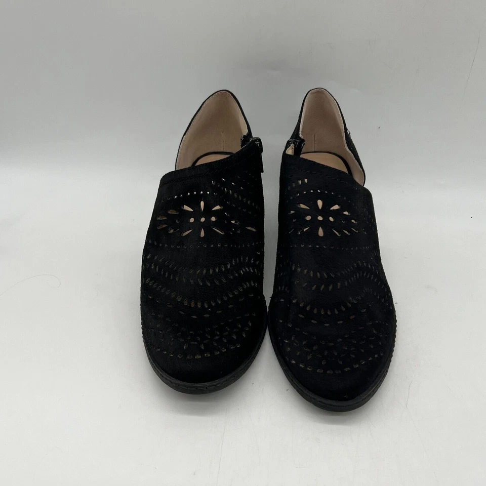 Bota Anouk Feminina Preta Biqueira Redonda Slip On d'Orsay Sem Classificação Tamanho 8 - Imagem 3 de 4