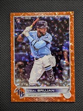 2022 Topps Series 1 Vidal Brujan Rookie Orange ICE #011/299 TB Rays SP #25 RC
