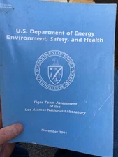 U S Department of Energy Environment, Safety & Health 1991 Volume II