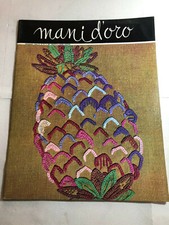 Mani d'oro fascicolo n. 52 del 1967 merletto danese uncinetto a forcella