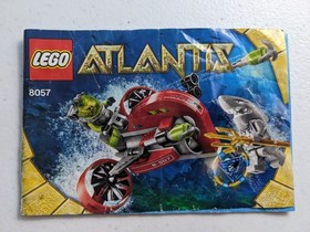 LEGO 8057 Atlantis Wreck Raider  Complete w/ Minifigures,  Instructions and Box