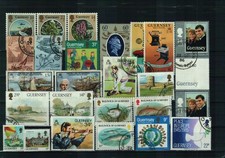 Guernsey - Briefmarkenlot - 1 Steckkarte - postfrisch/gestempelt