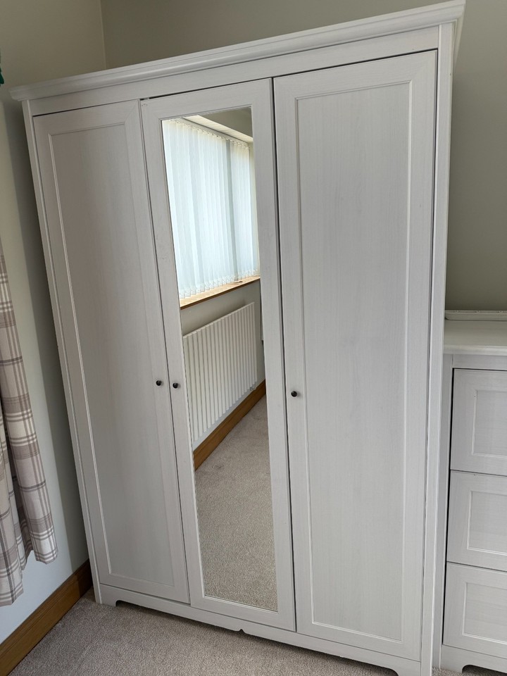bedroom furniture set white good condition | eBay UK