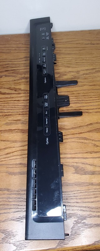 Dishwasher TouchPad Control Panel   Panel W10321833 BLACK & W10321837