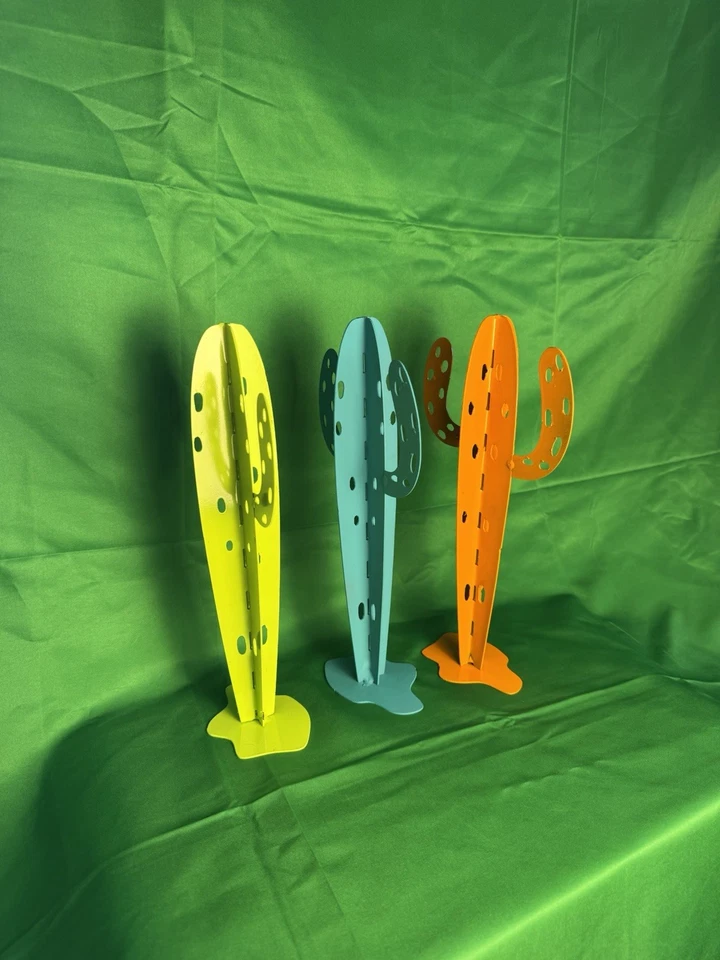 3件装11.5英寸小型假仙人掌植物人造仙人掌植物 — 第 4/4 张图片