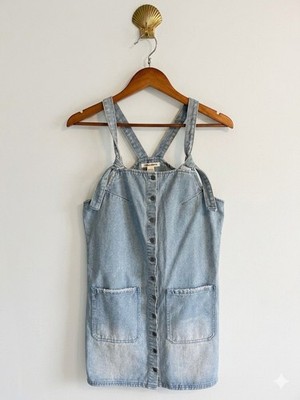 white christmas dresses Jade Saltwashed Denim Dress - Blue Mist