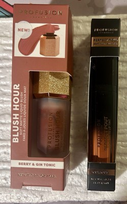 Profusion Cosmetics Blush Hour Liquid Cream Blush + Perfect Pout Matte Lip Tint 
