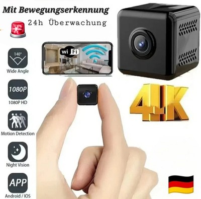 Mini WLAN Kamera Wireless IP Wifi Camera 1080P HD Überwachungkamera Live Cam Neu