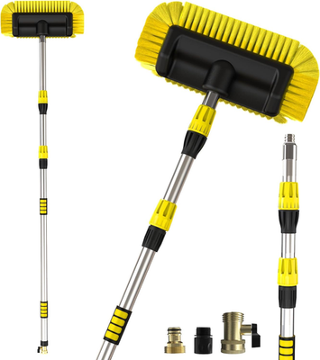 #ad 5 12 Foot 20 Ft Reach Car Wash Brush with 12 Inch Soft Bristle On Off Switch $60.39