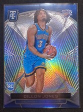 DILLON JONES 2024-25 Panini Totally Certified Mirror Platinum RC #160 Thunder