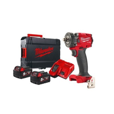 Milwaukee M18 Fuel 1/2 Zoll Kompakt-Schlagschrauber-Set - M18 FIW2F12-502X