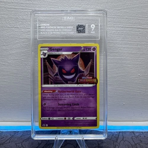 TAG 9 Gengar SWSH241 2022 Prerelease Black Star Promo Holo Pokemon TCG (NOT PSA)
