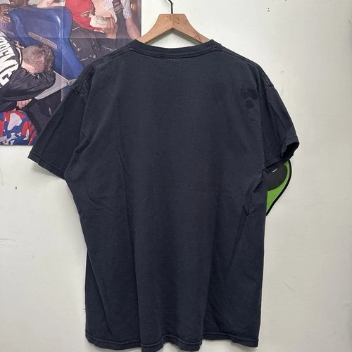 Vintage Delta Pro Weight Deftones Adrenaline Cat Graphic Black T-Shirt XL image 3