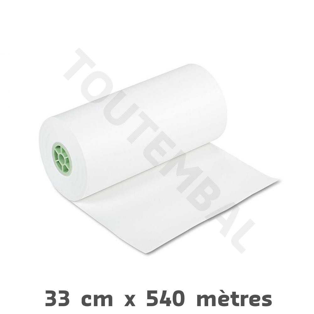 Papier kraft blanc 33cm pour loisirs créatifs et dessin en rouleau