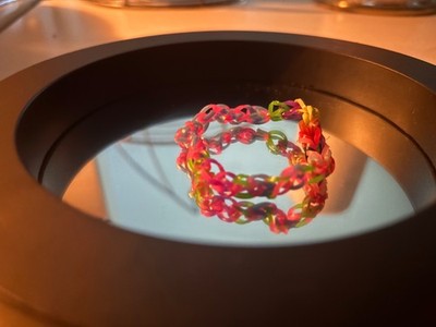 A cute multicolored bracelet perfect for gifts and a nice addition to kids style