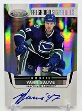 2011-12 Panini Certified YANN SAUVE Freshman Signatures Rookie RC Auto Vancouver