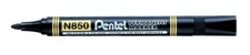 Pentel Permanent Markers Bullet Point - Black Pack of 12 