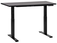 Elektrisch HöHenverstellbarer Schreibtisch Usb Schwarz 120X72 Cm Destines