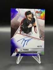 2025 Bowman's Best TIM TAWA Best Of 2025 Purple Auto /75 RC #B25-TT