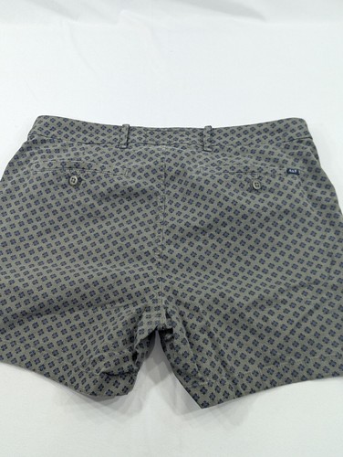 Abercrombie & Fitch Shorts Mens 34" Green Paisley Print Drawstring Flat Front - Picture 6 of 6