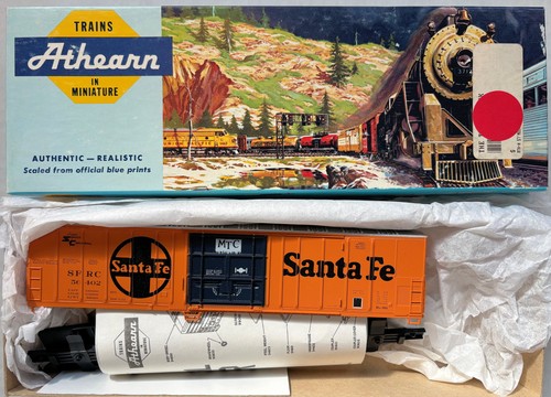 KIT REFRIGERADOR MECÁNICO ATHEARN 5462 HO SANTA FE NARANJA NEGRO PLATA SFRC 5642 EMBALAJE ORIGINAL | Zustand: New
