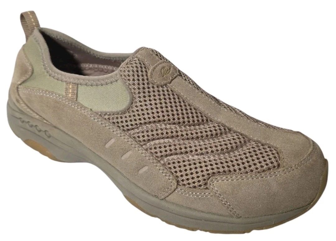 Easy Spirit Traveltime Women's Slip-On Shoes - Grey Size 9 E (Wide) - Comfort Walking Shoes