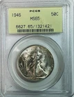 1946 Walking Liberty Half Dollar PCGS MS65 - Old Holder