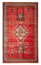 Traditional Vintage Hand-Knotted Oriental Carpet 3'9" x 6'5" Wool Area Rug