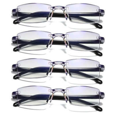 12Pack High Hardness Anti-blue Progressive Far & Near Dual Use Reading Glasses