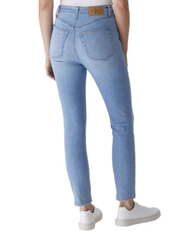 Calvin Klein Women's High Rise Skinny Ankle Jeans Size 12 NWT 27" Inseam New