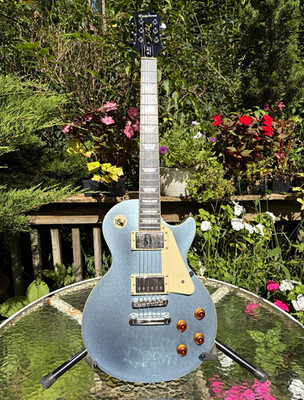 2017 Epiphone Les Paul Standard Pelham Blue Electric Guitar
