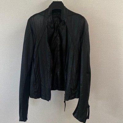 A.F ARTEFACT Single Leather Jacket #QYDY6K